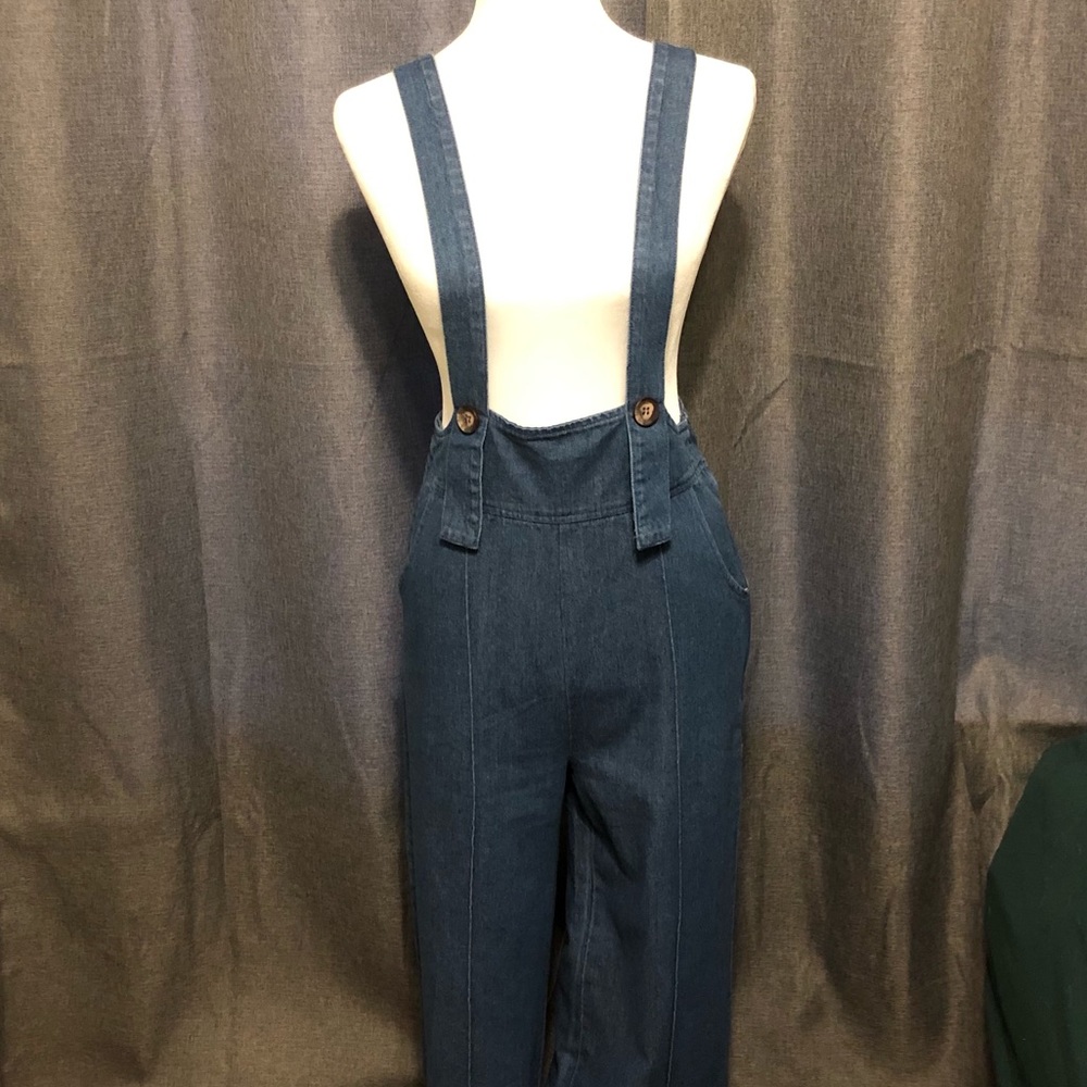 Anthropologie- Le Lis Denim Overall Bibs